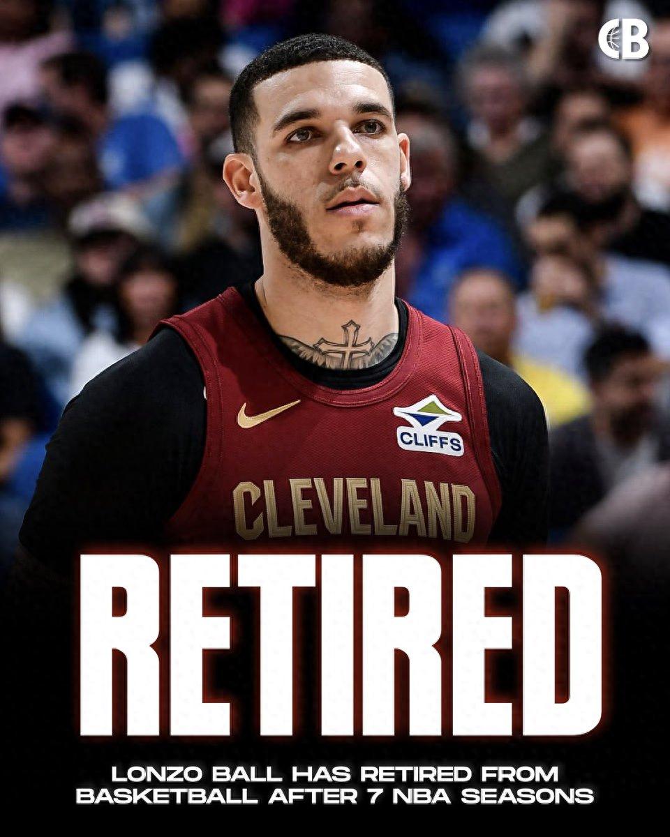 Lonzo Ball, 28 tuổi, tuyên bố giải nghệ! Vì chấn thương đầu gối nghiêm trọng, anh phải chia tay NBA và thừa nhận rằng chưa từng đạt đến đỉnh cao, điều đó thật khó chấp nhận.