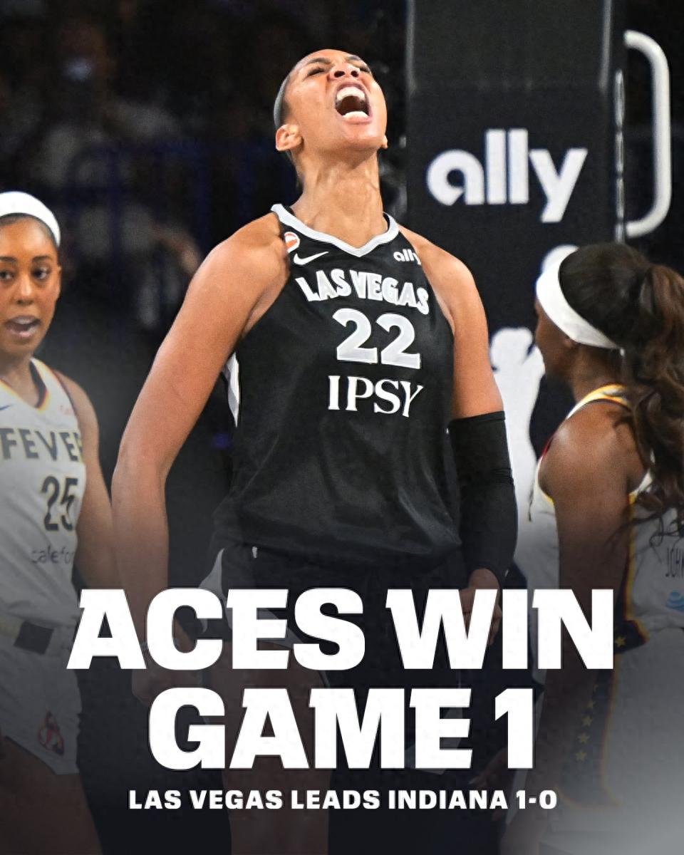 Ba năm liên tiếp được vinh danh xuất sắc nhất! A'ja bùng nổ với 38 điểm, 16 rebound, 4 block, Aces dễ dàng hạ Fever, dẫn trước 1-0.