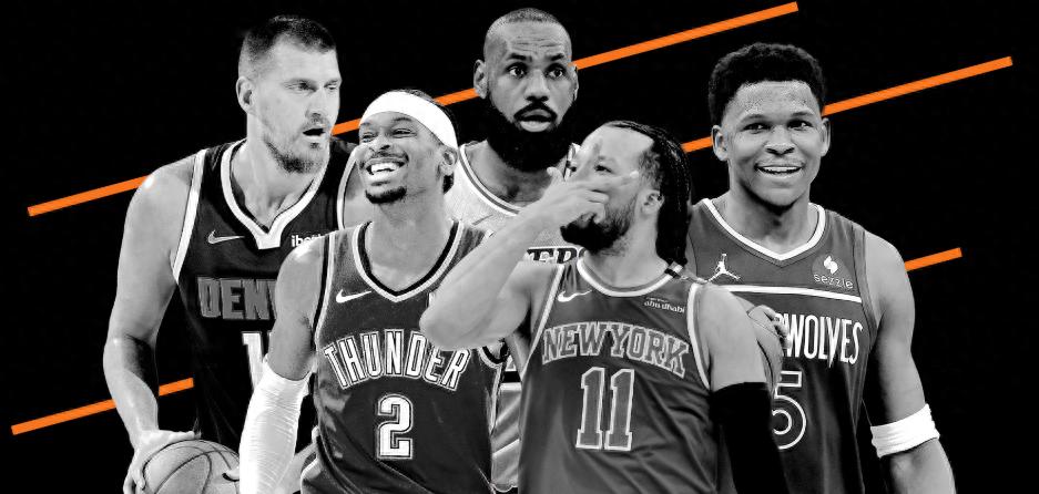 Báo Mỹ cập nhật bảng xếp hạng ngôi sao mùa này: Jokic đứng đầu, Curry thứ 6, Durant thứ 11, James thứ 24