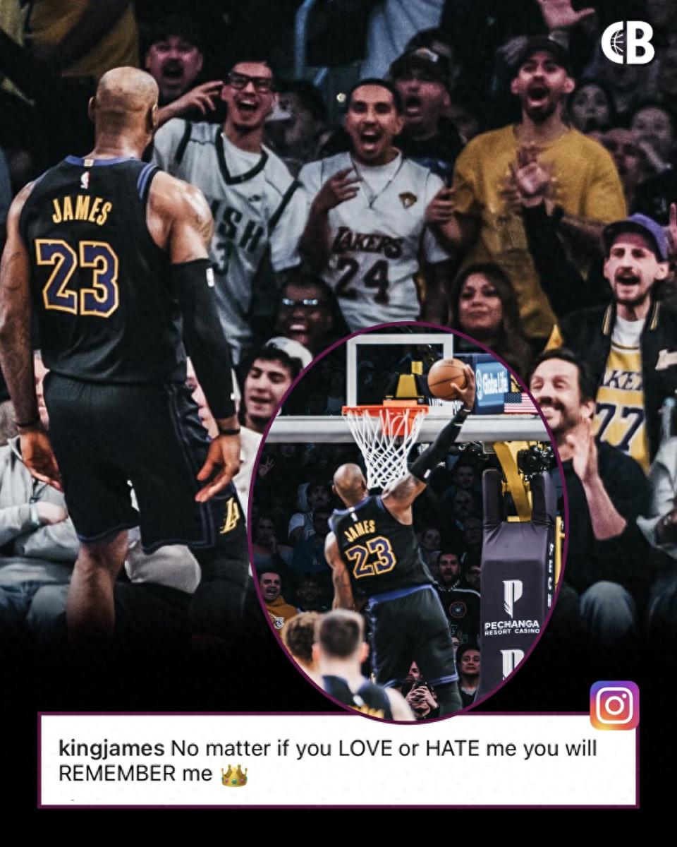 LeBron James 41 tuổi đăng ảnh và phát biểu: Dù bạn yêu hay ghét tôi, các bạn sẽ luôn nhớ đến tôi