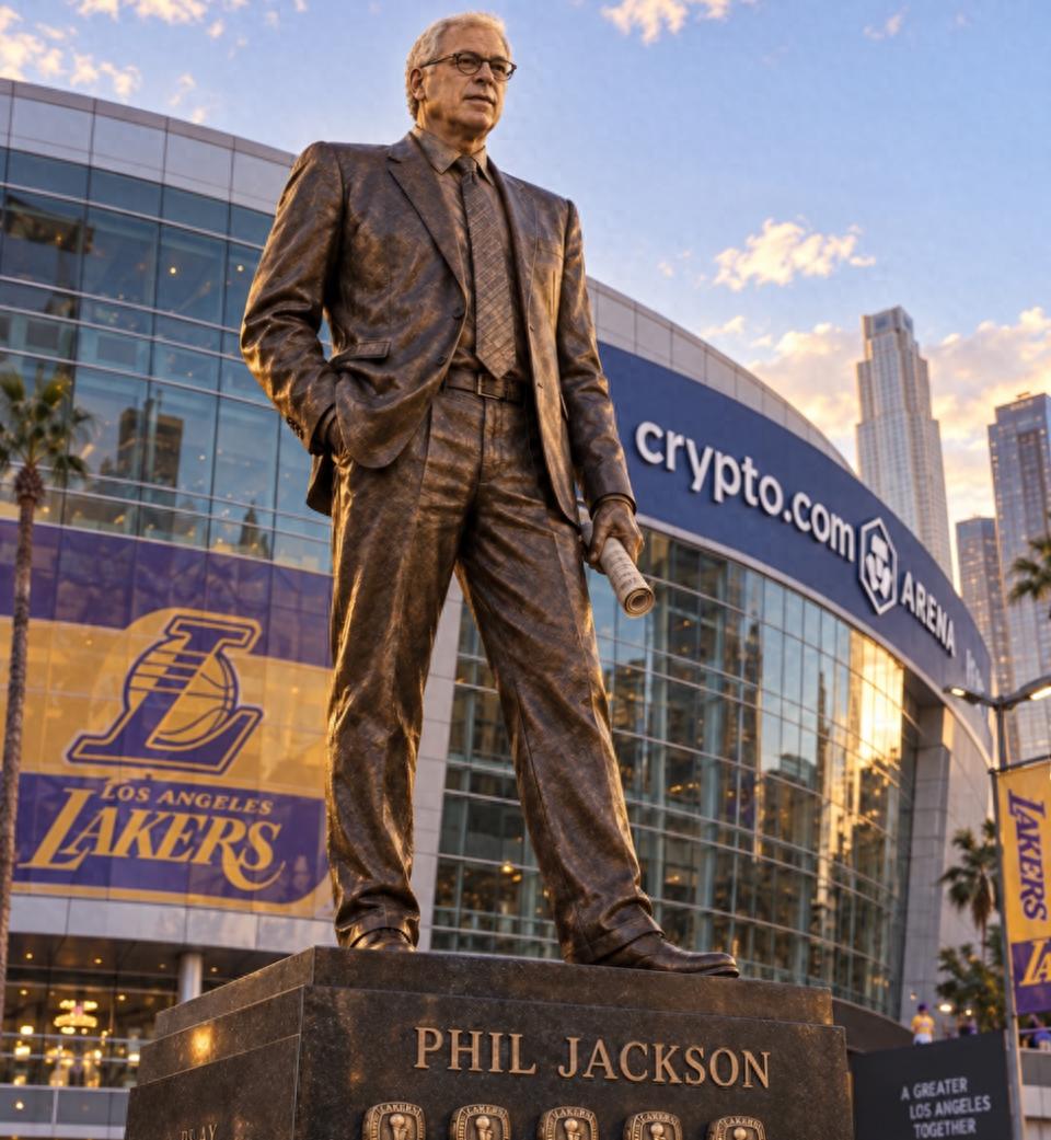 Người thứ 9 trong lịch sử đội! Lakers chính thức công bố dựng tượng cho Jackson, người từng mang về 5 chức vô địch cho đội bóng tím vàng.