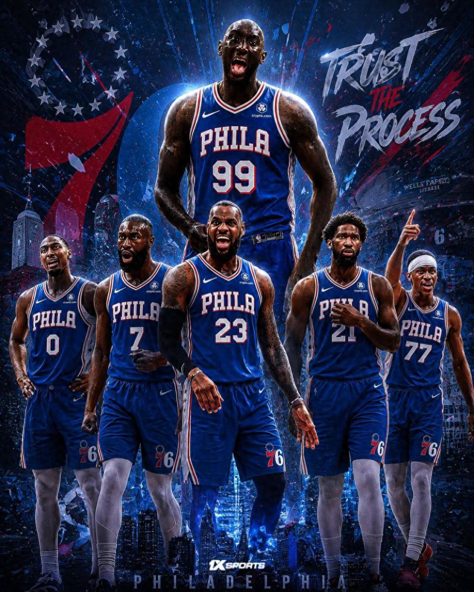 Cao 2m29, cầu thủ cao nhất hiện tại! 76ers chính thức công bố ký hợp đồng với Fall và ba người khác, đồng đội tái ngộ, Brown đăng biểu tượng dê