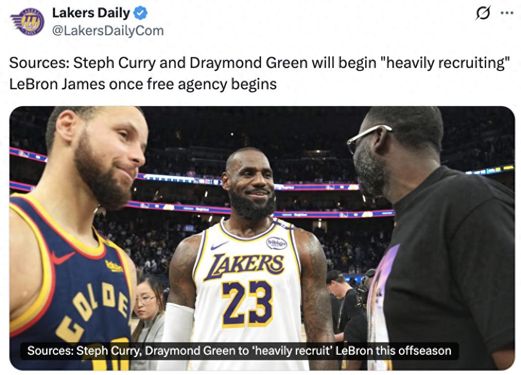 Truyền thông Mỹ đưa tin: Warriors sẽ theo đuổi LeBron James trong mùa hè này! Sẵn sàng từ bỏ Butler