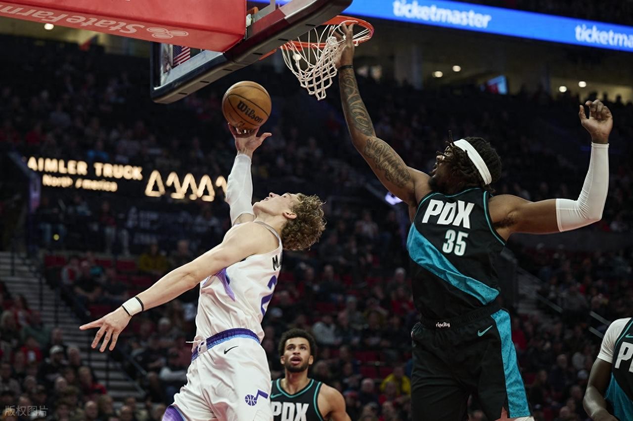 Yang Hansen ghi 4 điểm trong hiệp cuối, Afdiya đạt 33+8+9, Blazers thắng đậm gửi Jazz chuỗi 4 trận thua liên tiếp