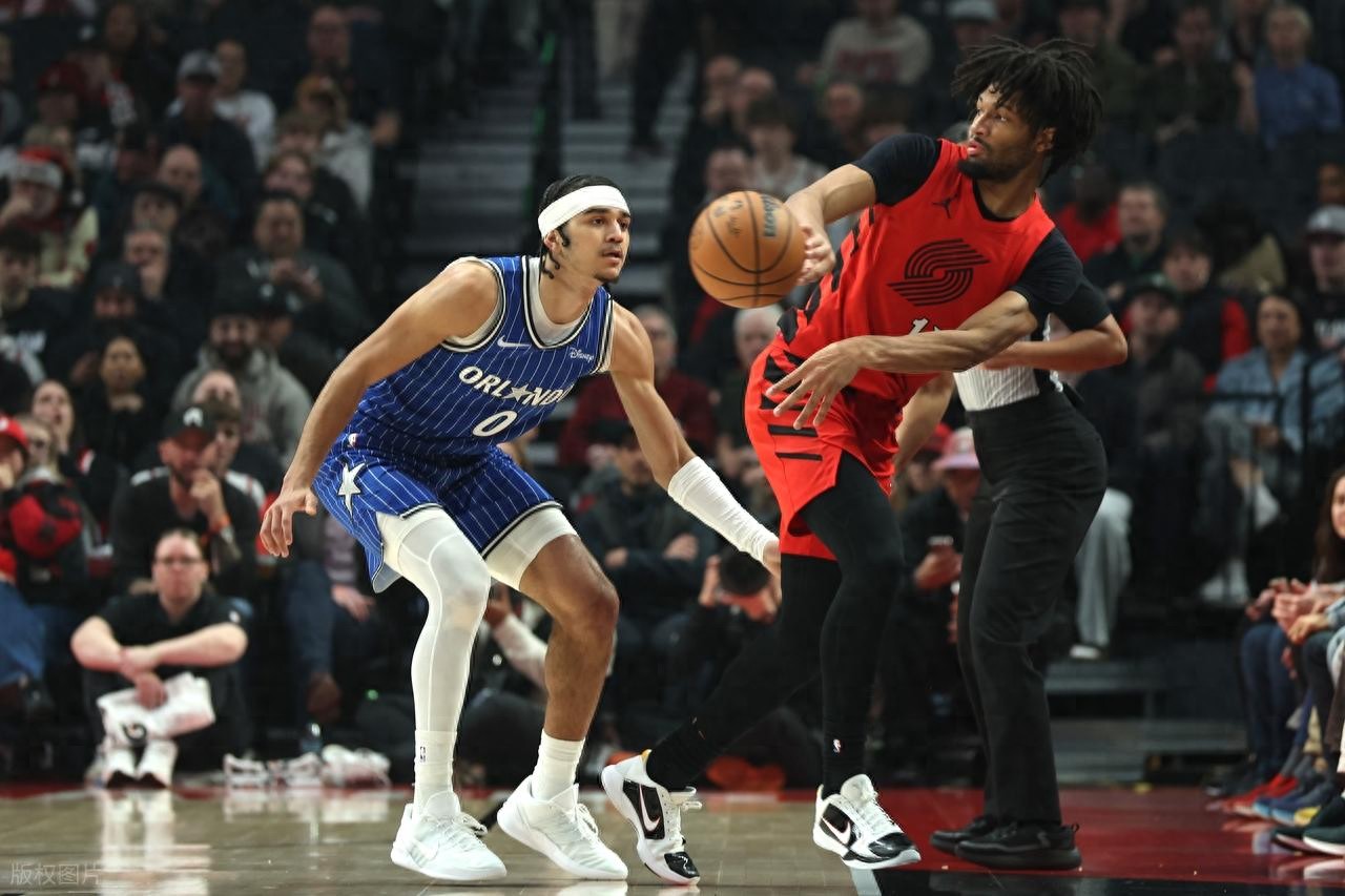 Lấp đầy bảng dữ liệu! Yang Hansen ra sân ghi 4+2+2+1+1, Blazers thất bại trước Magic