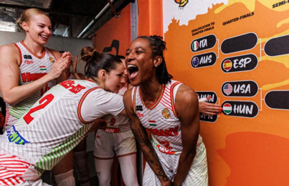 Giải bóng rổ nữ thế giới vòng play-off: Hungary nhẹ nhàng đánh bại Nhật Bản, tiến vào tứ kết, đối đầu với Mỹ