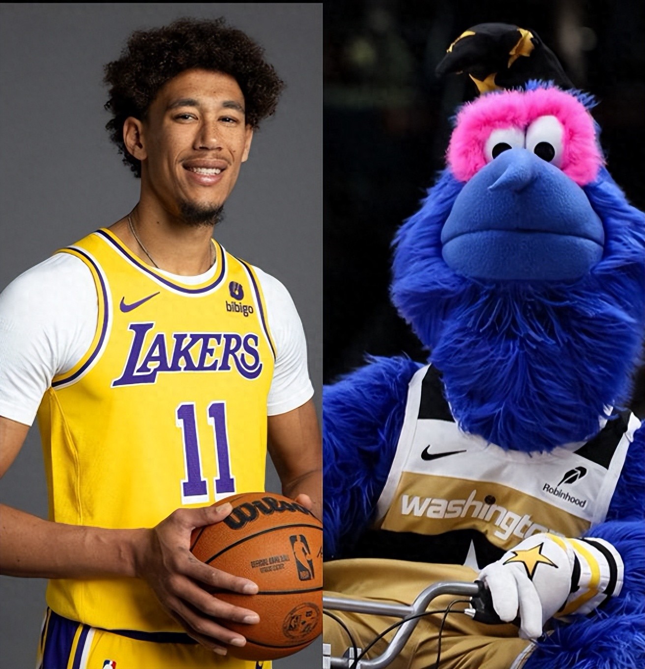 Hiếm khi thấy! Trung phong của Lakers, Hayes, bị NBA cấm thi đấu một trận không lương vì đẩy linh vật của Wizards.