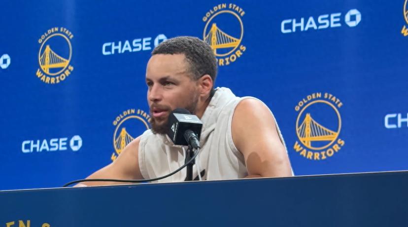 Mục tiêu giành chiến thắng hai trận play-in! Curry: Tôi nghĩ chỉ phải nghỉ tối đa 10 ngày, không bao giờ nghĩ đến việc bỏ cả mùa giải