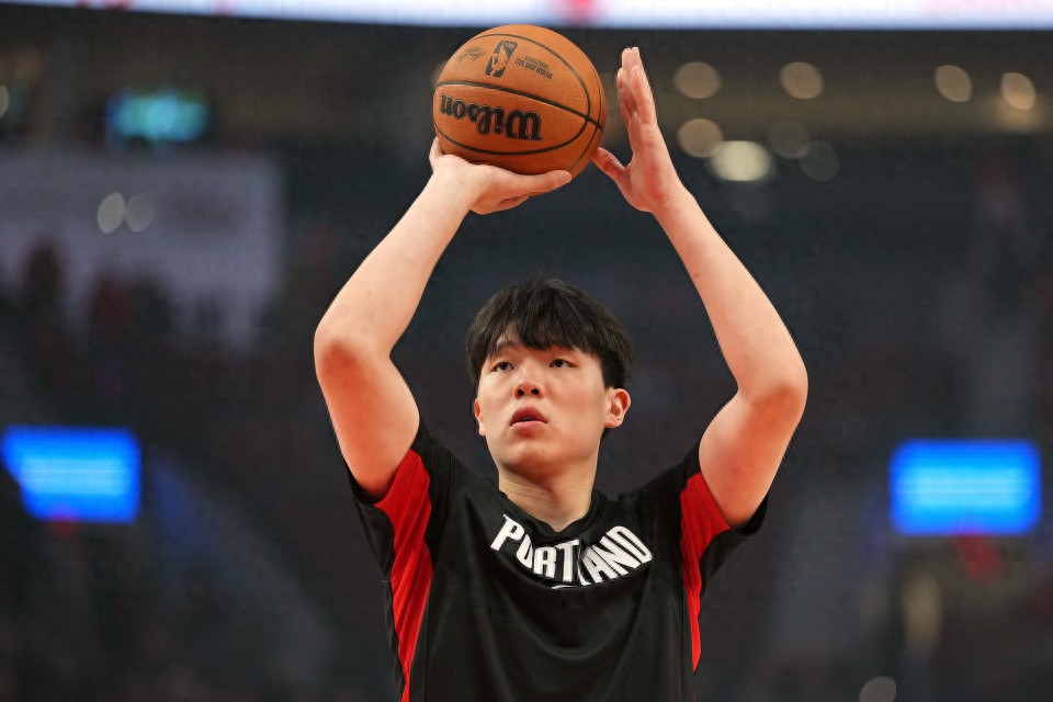 Yang Hansen bị loại liên tiếp trận thứ 5! Blazers bị Pistons đánh bại hai lần, Durand 26+10, Sharp mắc 8 lỗi