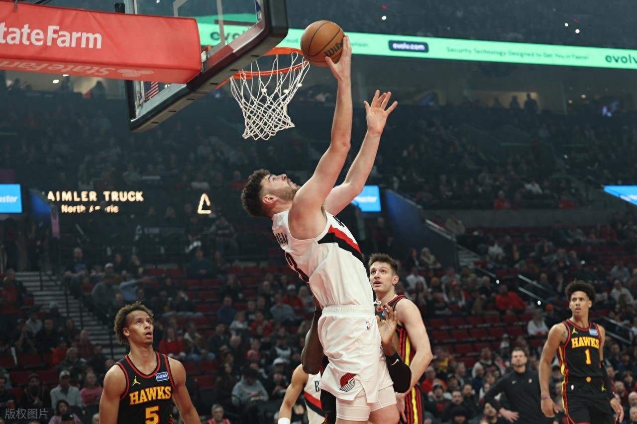 Không có cơ hội chạm trán liên tiếp! Yang Hansen không ra sân, Sharp ghi 24 điểm và 9 rebound giúp Blazers thắng đậm Hawks