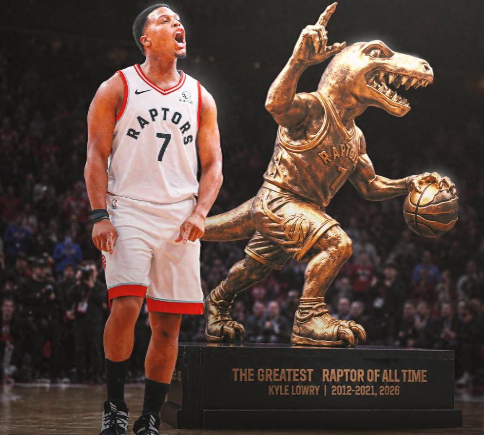 Cầu thủ vĩ đại nhất lịch sử Raptors! Tượng đài độc đáo của Lowry chính thức ra mắt, kèm theo nhận chìa khóa thành phố Toronto
