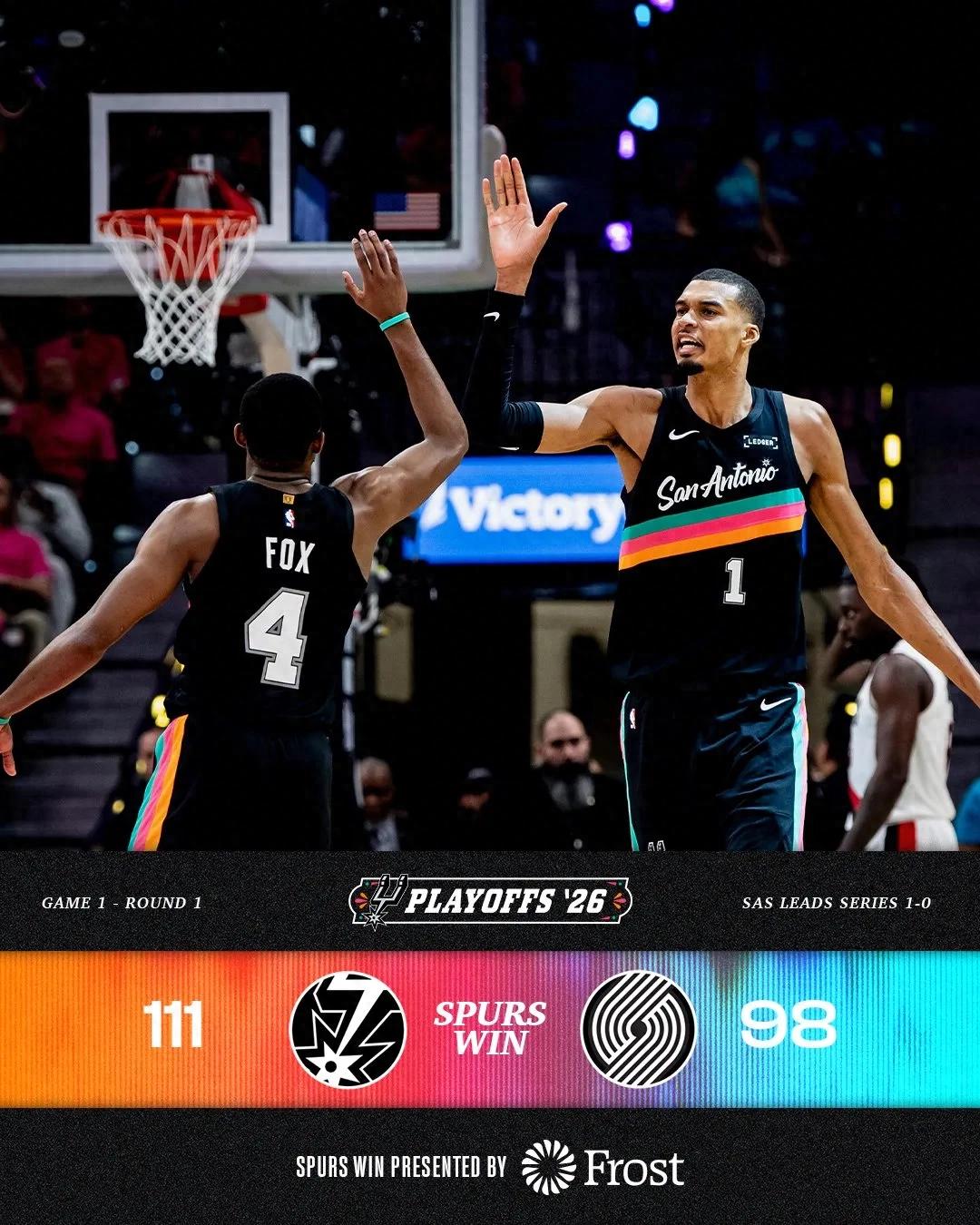 Vào playoffs, Wembanyama lại trở nên phi thường hơn.