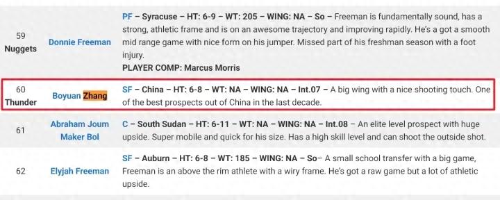 Bùng nổ! Dự đoán vị trí thứ 60! Cánh trái tương lai số một của đội tuyển bóng rổ nam Trung Quốc