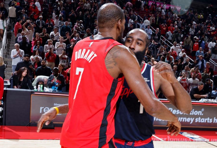 Liệu có thể hợp tác lần thứ ba trong sự nghiệp không? Harden trả lời về mối quan hệ với Durant: Hiện tại vẫn là anh em