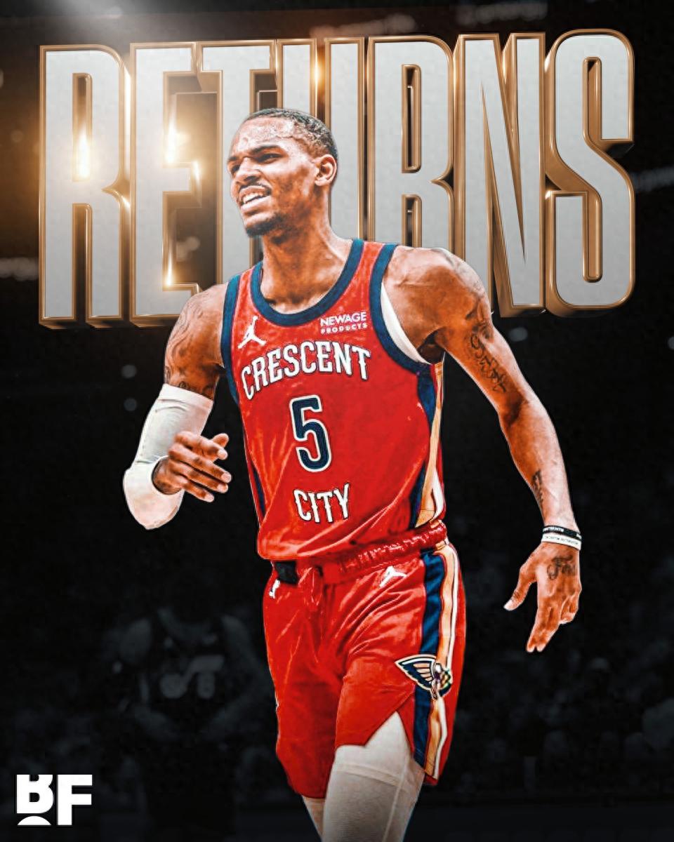 Lâu rồi không gặp! Dejontay Murray sẽ ra mắt mùa giải mới vào ngày mai gặp Warriors, sự nghiệp tại Pelicans từng chịu nhiều chấn thương nghiêm trọng