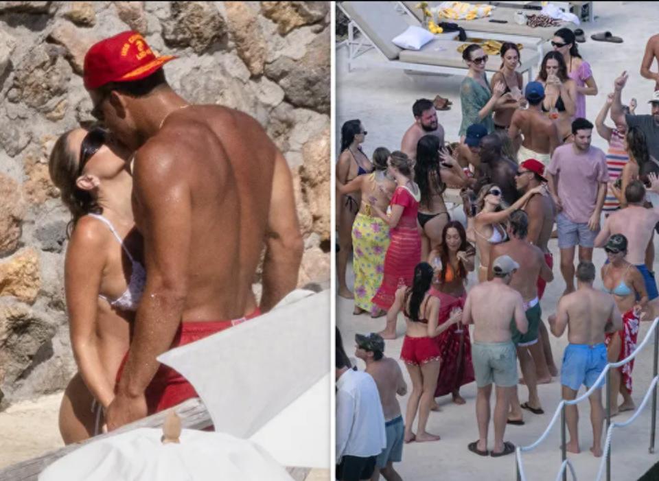 Cựu bạn gái Kendall Jenner đến chúc phúc! Griffin dường như tổ chức đám cưới bên bờ biển: Hôn nồng thắm và nhảy múa cùng bạn đời