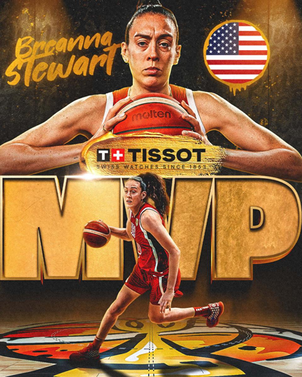 Giải thưởng World Cup bóng rổ nữ đã được công bố: Stewart giành MVP, Gabby Williams đoạt DPOY, Hàn Húc lọt vào đội hình tiêu biểu thứ hai