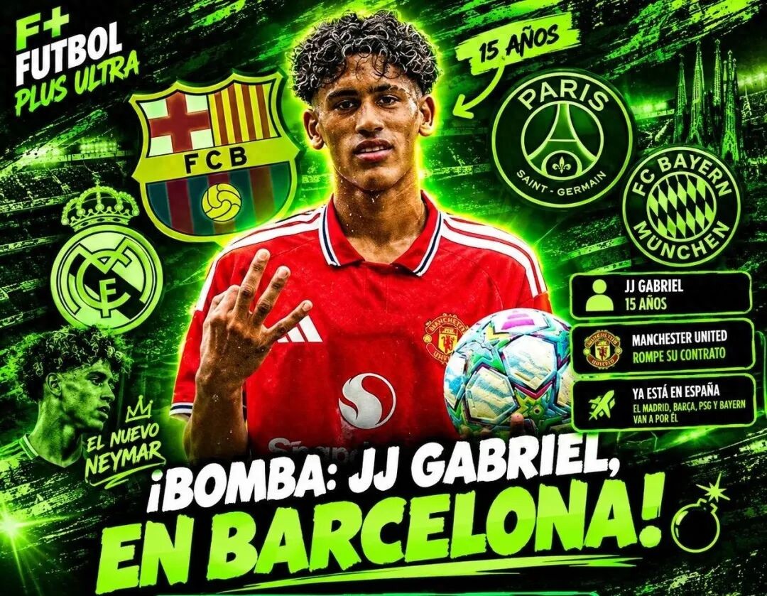 Tiểu yêu ép chuyển nhượng sang Tây Ban Nha, Manchester United có thể chỉ nhận 30.000 bảng! Cậu ta đã đến Barcelona đàm phán, Real Madrid đã tiếp cận nhiều tháng qua