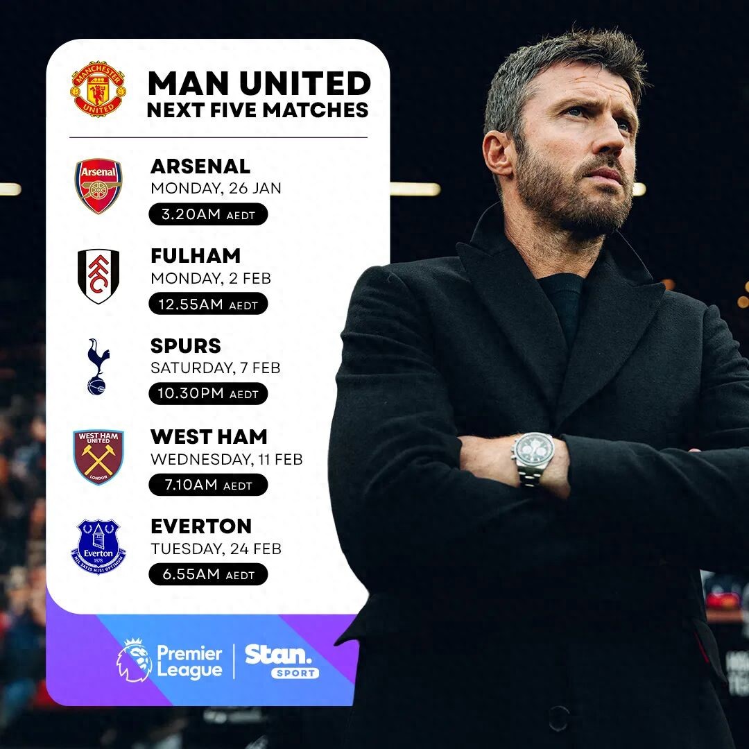 Man United đối đầu Arsenal thiếu hai cầu thủ! Carrick muốn phá dớp không thắng, mặc áo đen tái hiện kỳ tích của Lingard