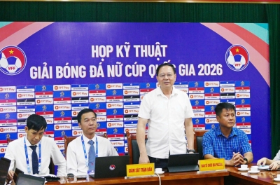 Họp kỹ thuật Giải bóng đá nữ Cúp Quốc gia 2026