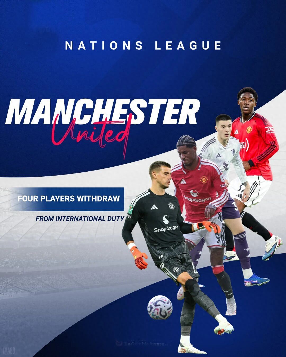 Manchester United chính thức thông báo bốn cầu thủ rút khỏi đội tuyển quốc gia! Carrick muốn tận dụng cơ hội để xây dựng tiền vệ trụ mới, nâng cao cường độ tập luyện