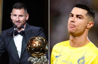 CĐV đồng loạt réo tên Ronaldo khi Messi được đề của Quả bóng Vàng 2026