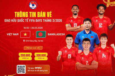 Bất ngờ với giá vé xem ĐT Việt Nam đấu Bangladesh