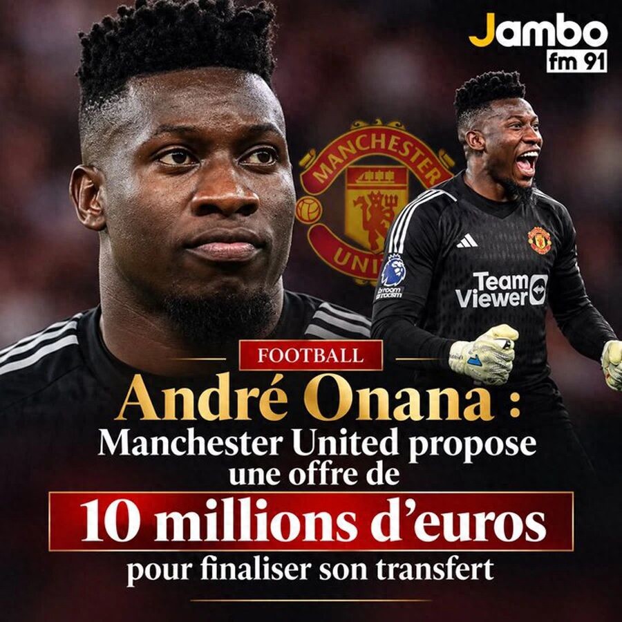 Trabzonspor muốn mua đứt Onana, Man United đòi 10 triệu euro! Nếu không giảm giá, thương vụ khó có thể hoàn tất.