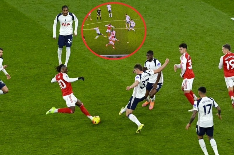 Tranh cãi dữ dội trận Arsenal vs Tottenham