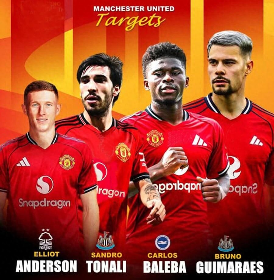 Manchester United sẽ mua ai ở vị trí tiền vệ trong kỳ chuyển nhượng hè? Bí mật tiếp xúc nhiều người được hé lộ, ba yếu tố lớn định hướng lựa chọn cuối cùng