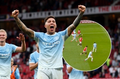 Xuất hiện chi tiết bàn thắng Man City vào lưới MU không nên được công nhận
