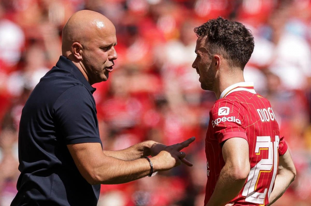 Slot: 'Liverpool sa sút không phải vì Diogo Jota'