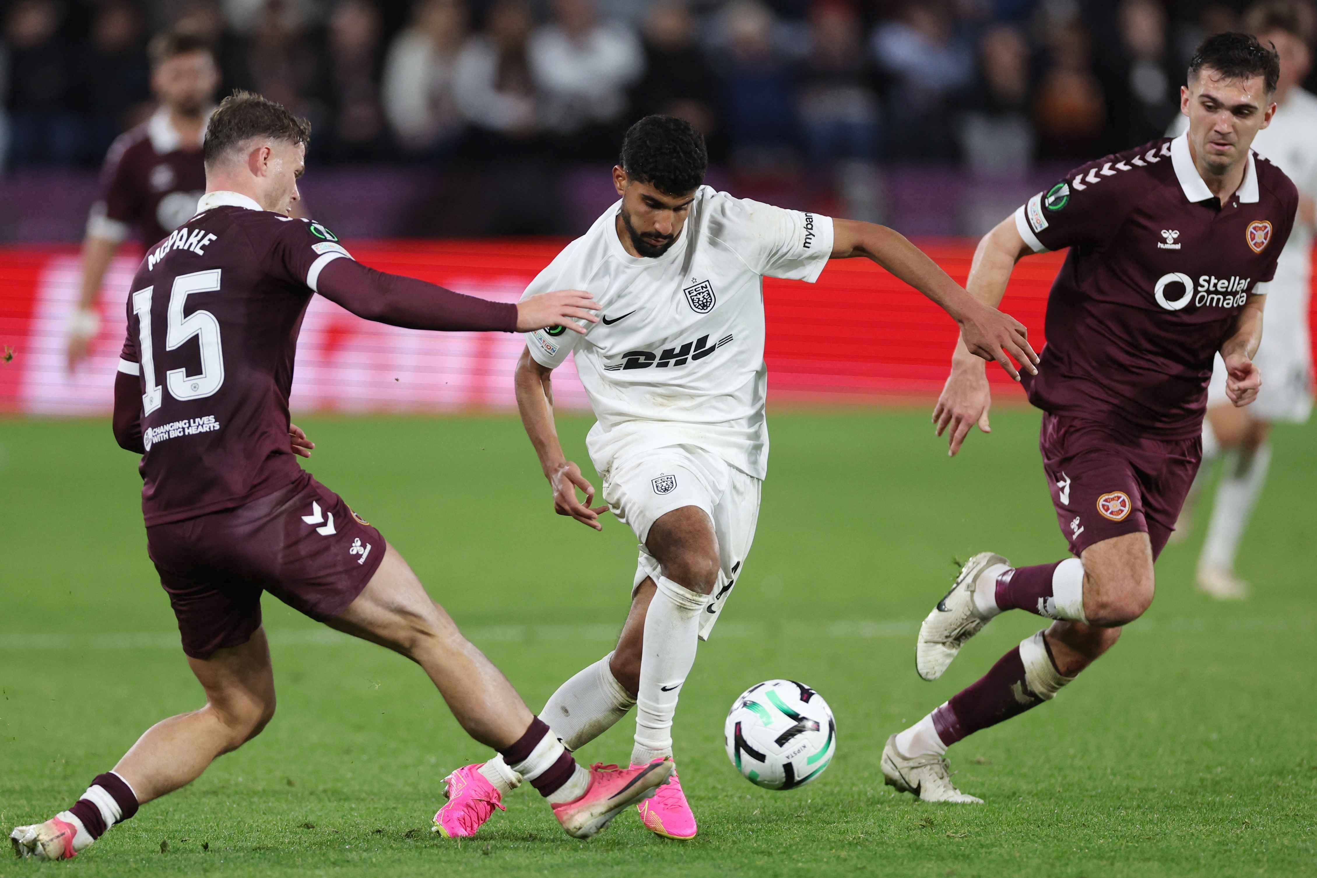 Nordsjaelland ghi bàn gỡ hòa phút cuối để giành kết quả hòa tại Conference League trước Hearts