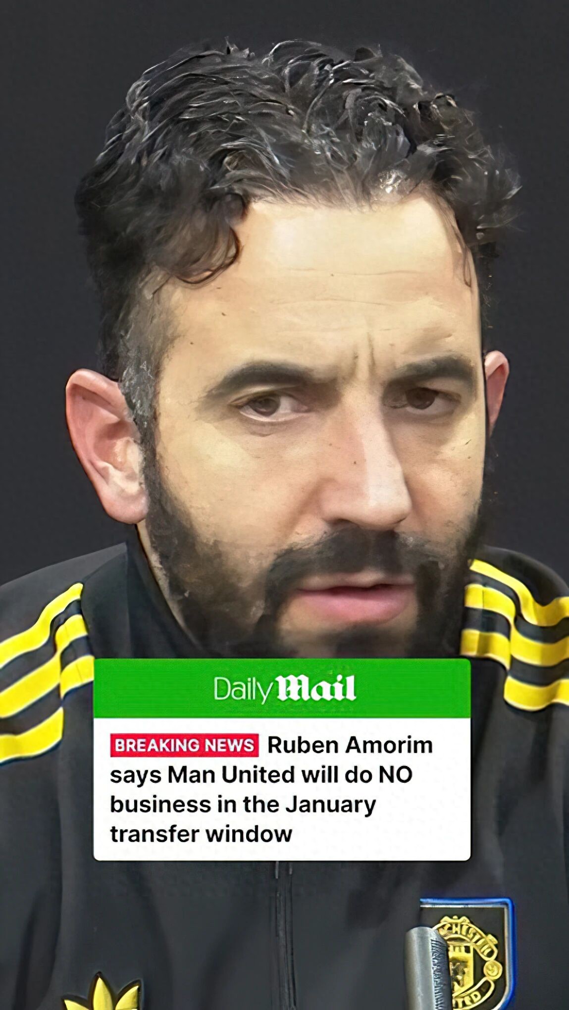 Man United muốn chờ đến phút chót để ký hợp đồng với tiền vệ trong kỳ chuyển nhượng mùa đông! Ông Raljer tin rằng đội hình hiện tại đủ để vào Champions League, vẫn ủng hộ Amolin.