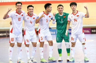 Thắng Lebanon, ĐT futsal Việt Nam rộng cửa vào tứ kết châu Á