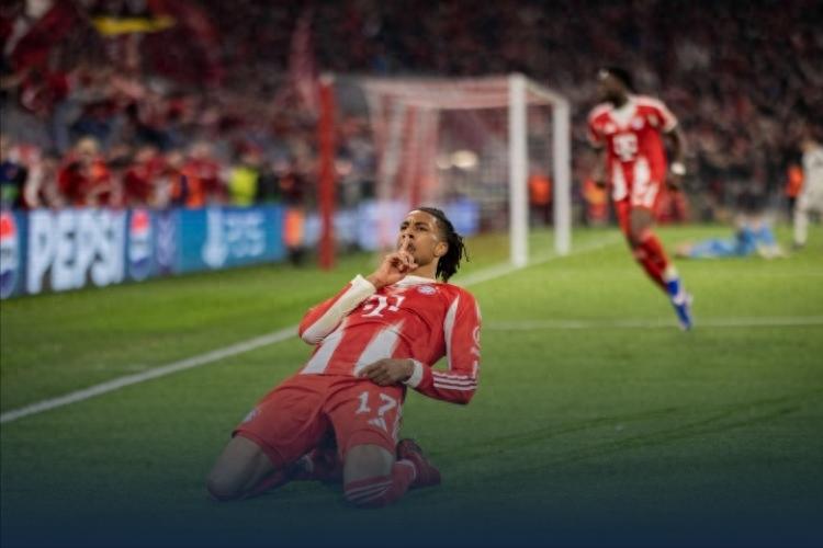 Trận đấu kinh điển Champions League! Bayern 3 lần bị dẫn trước, 3 lần gỡ hòa, cùng cú đánh chết và đánh đôi, tổng tỷ số 4-3 (6-4) trước Real Madrid thiếu người.