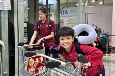 U17 Việt Nam về nước sau hành trình đáng nhớ ở giải châu Á