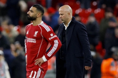 HLV Slot: 'Trọng tài đã đã cướp đi chiến thắng của Liverpool'