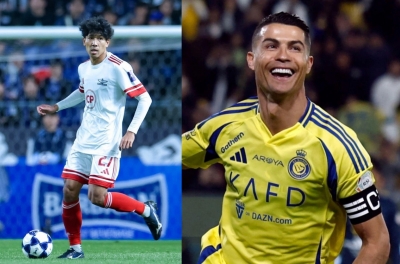 Đội Thái Lan trên đường đấu Ronaldo tại chung kết giải châu Á