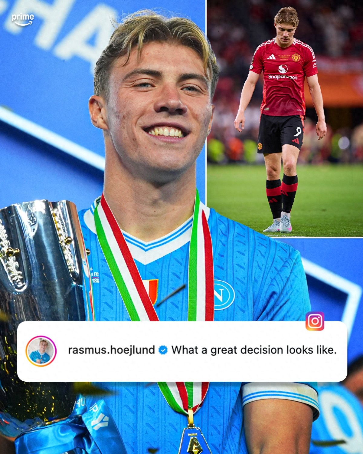 Højlund từ giấc mơ trẻ thơ với Man United đến sự phản bội! Tiết lộ chi tiết rời đội, tiết lộ khoản lỗ của Quỷ Đỏ