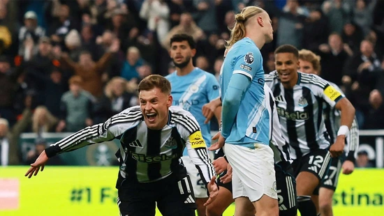 Haaland bất lực, Man City thua sốc Newcastle