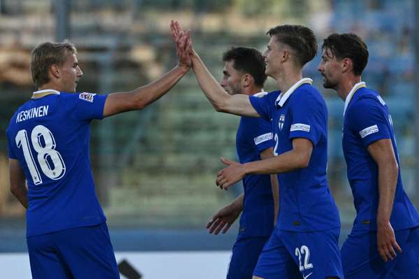Phần Lan vui mừng khôn xiết sau chiến thắng vang dội trước San Marino tại Nations League