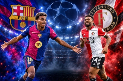 Siêu máy tính soi tỷ số Barcelona - Feyenoord, vòng phân hạng Champions League