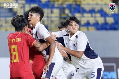 Sảy chân khó tin, U17 Thái Lan quyết tâm thắng Lào để vào bán kết