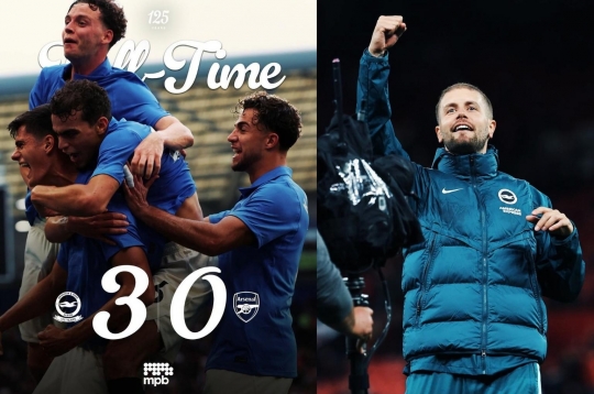 Fabian Hurzeler ra luật thép, Brighton khiến Arsenal phải choáng váng