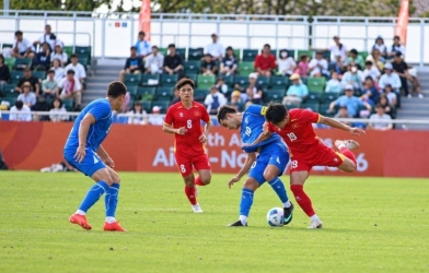 CĐV Uzbekistan đồng loạt nhắc tên Việt Nam khi vào bán kết ASIAD 2026