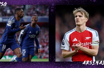 Arsenal 'thua' PSG ở chung kết Champions League