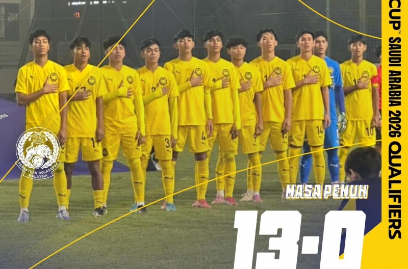 Malaysia thắng không tưởng 13-0, đẩy Việt Nam xuống nhì bảng