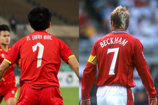 CĐV Việt Nam phát sốt vì FIFA đặt Đình Bắc cạnh David Beckham