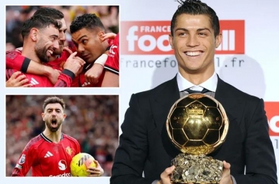 Bruno Fernandes chính thức sánh ngang Ronaldo phiên bản Quả bóng vàng